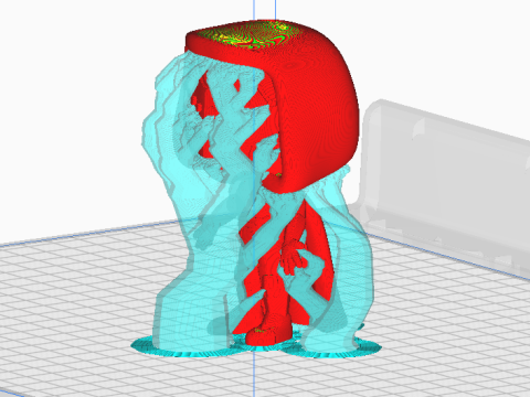 Infamous Iron Man funko pop from the Marvel Comics 3D Print Model