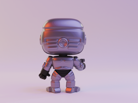 Robocop funko pop 3D printmodel