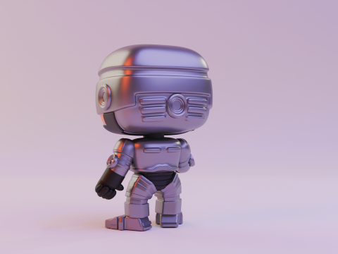 Robocop funko pop 3D printmodel