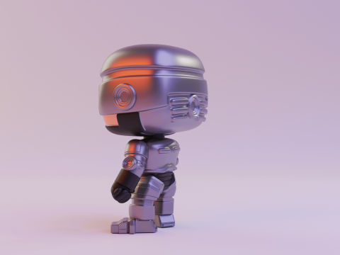 Robocop funko pop 3D printmodel