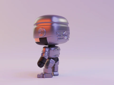 Robocop funko pop 3D Print Model