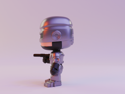 Robocop funko pop 3D printmodel