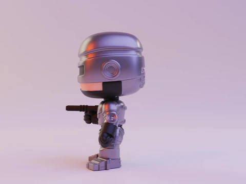 Robocop funko pop 3D Print Model