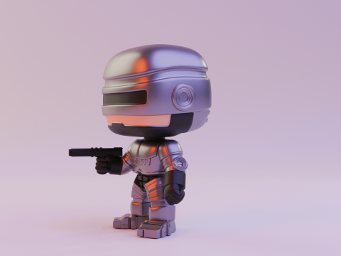 Robocop funko pop 3D printmodel