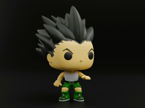 Gon Freecss funko pop from the anime hunter x hunter 3D Print Model