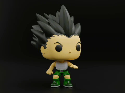 Gon Freecss funko pop from the anime hunter x hunter 3D Print Model