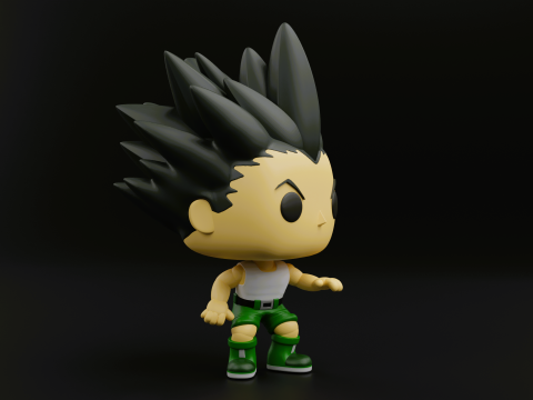 Gon Freecss funko pop from the anime hunter x hunter 3D Print Model
