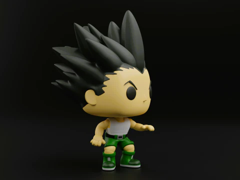 Gon Freecss funko pop from the anime hunter x hunter 3D Print Model