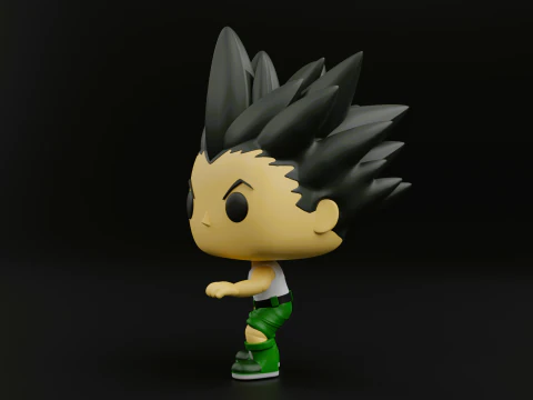 Gon Freecss funko pop from the anime hunter x hunter 3D Print Model