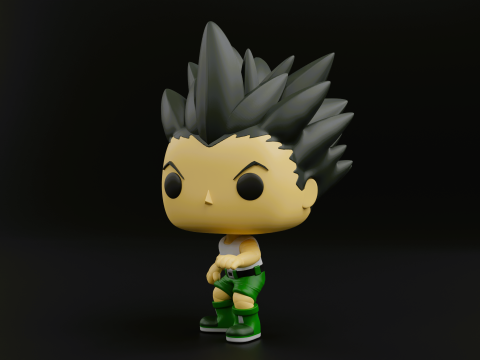 Gon Freecss funko pop from the anime hunter x hunter 3D Print Model