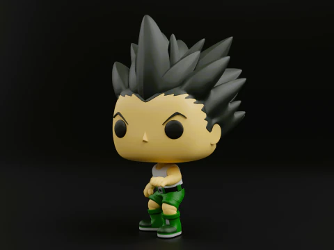 Gon Freecss funko pop from the anime hunter x hunter 3D Print Model