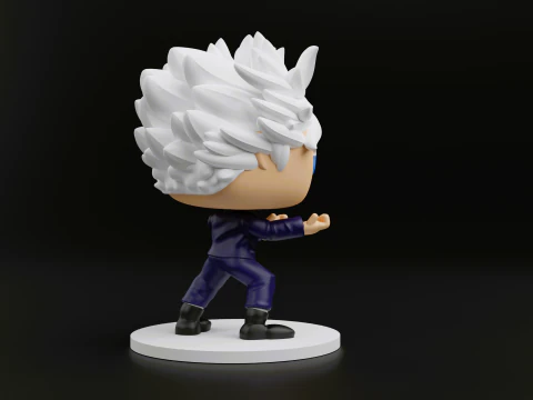 Satoru Gojo funko pop dari Jujitsu Kaisen Model Cetak 3D