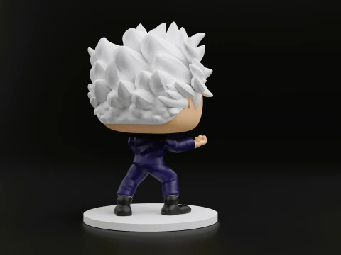 Satoru Gojo funko pop dari Jujitsu Kaisen Model Cetak 3D