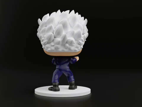 Satoru Gojo funko pop dari Jujitsu Kaisen Model Cetak 3D