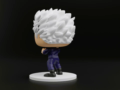 Satoru Gojo funko pop dari Jujitsu Kaisen Model Cetak 3D