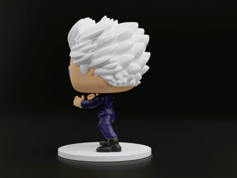 Satoru Gojo funko pop dari Jujitsu Kaisen Model Cetak 3D