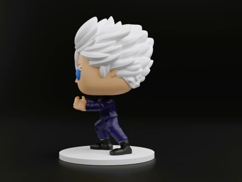 Satoru Gojo funko pop dari Jujitsu Kaisen Model Cetak 3D