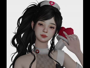 Nurse - Game Ready 3D Модель