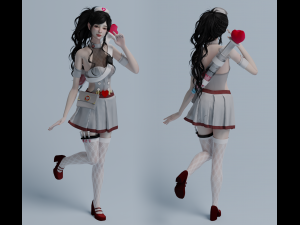 Nurse - Game Ready 3D Модель