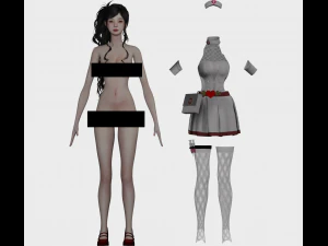Nurse - Game Ready 3D Model