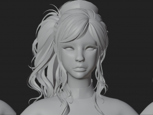 Nurse - Game Ready 3D Модель