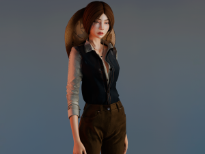 Adventure Girl - 3D Character Model 3D