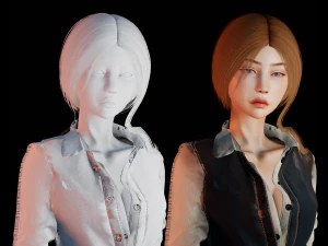 Adventure Girl - 3D Character 3D Model