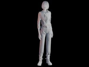 Adventure Girl - 3D Character 3D Model