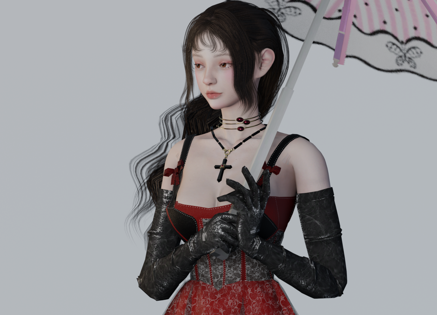 Vampire Girl Modular in Characters - UE Marketplace