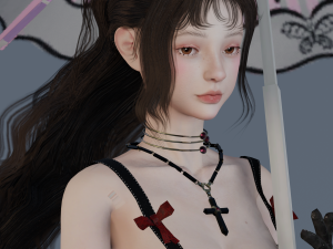 Vampire Girl - GameReady 3D Model