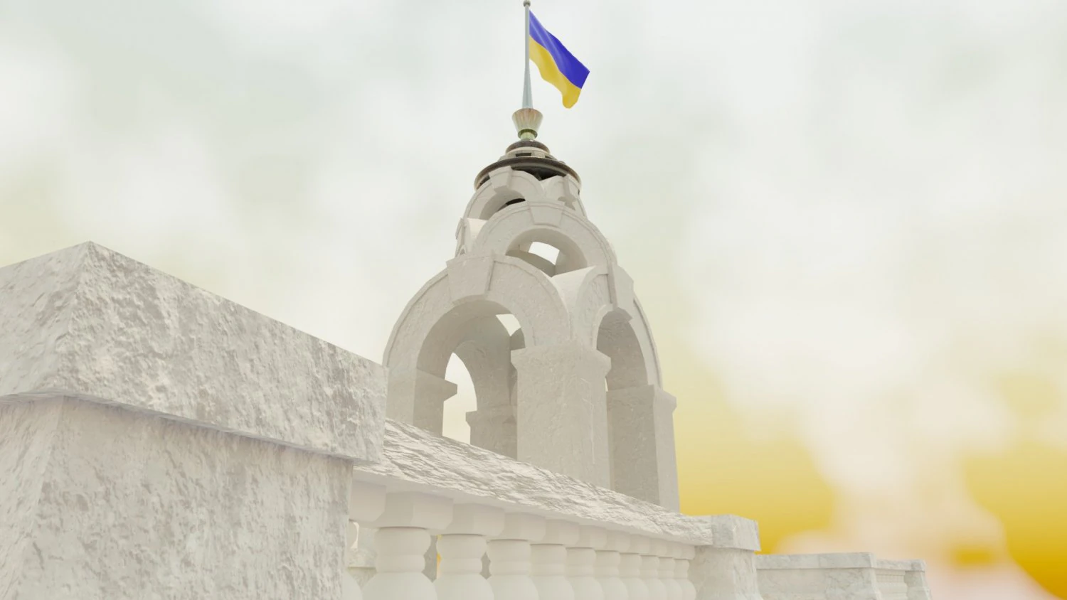 Dzerkalnii strumin Kharkiv 3D Model .c4d .max .obj .3ds .fbx .stl .blend