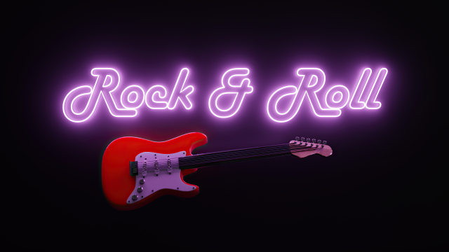 Electrical guitar Modello 3D .c4d .max .obj .3ds .fbx .stl .blend 