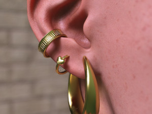M3D Stone Jewelry Earring Pack for Genesis 9 - 2023 CG テクスチャ