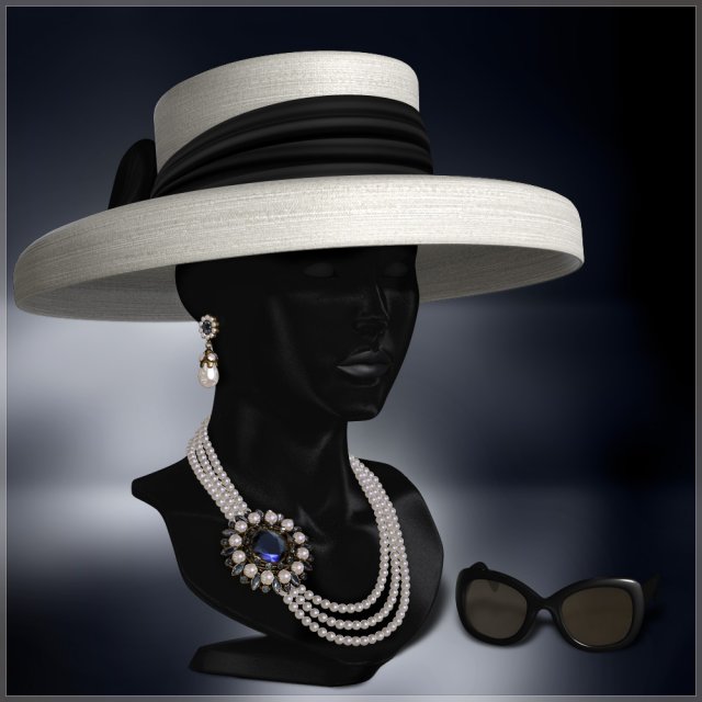 GCD Jewelry Set 2 Modèle 3D .c4d .max .obj .3ds .fbx .stl .blend 