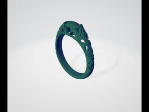 Skan 3D obrączki ślubnej Model do druku 3D