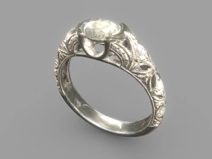 Wedding Ring 3D Scan 3D Print Model