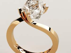 Ring jewelry classical 3D Print Modèles 3D en vedette