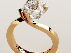 Ring jewelry classical 3D Print 3D Print Model