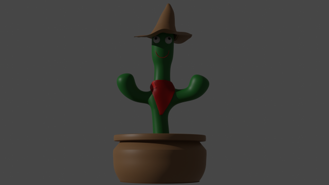 Nice cactus 3D प्रिंट मॉडल .c4d .max .obj .3ds .fbx .stl .blend 