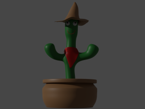 Nice cactus 3D Print Model