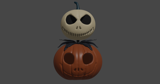 The pumpkin king 3D 프린트 모델 .c4d .max .obj .3ds .fbx .stl .blend 
