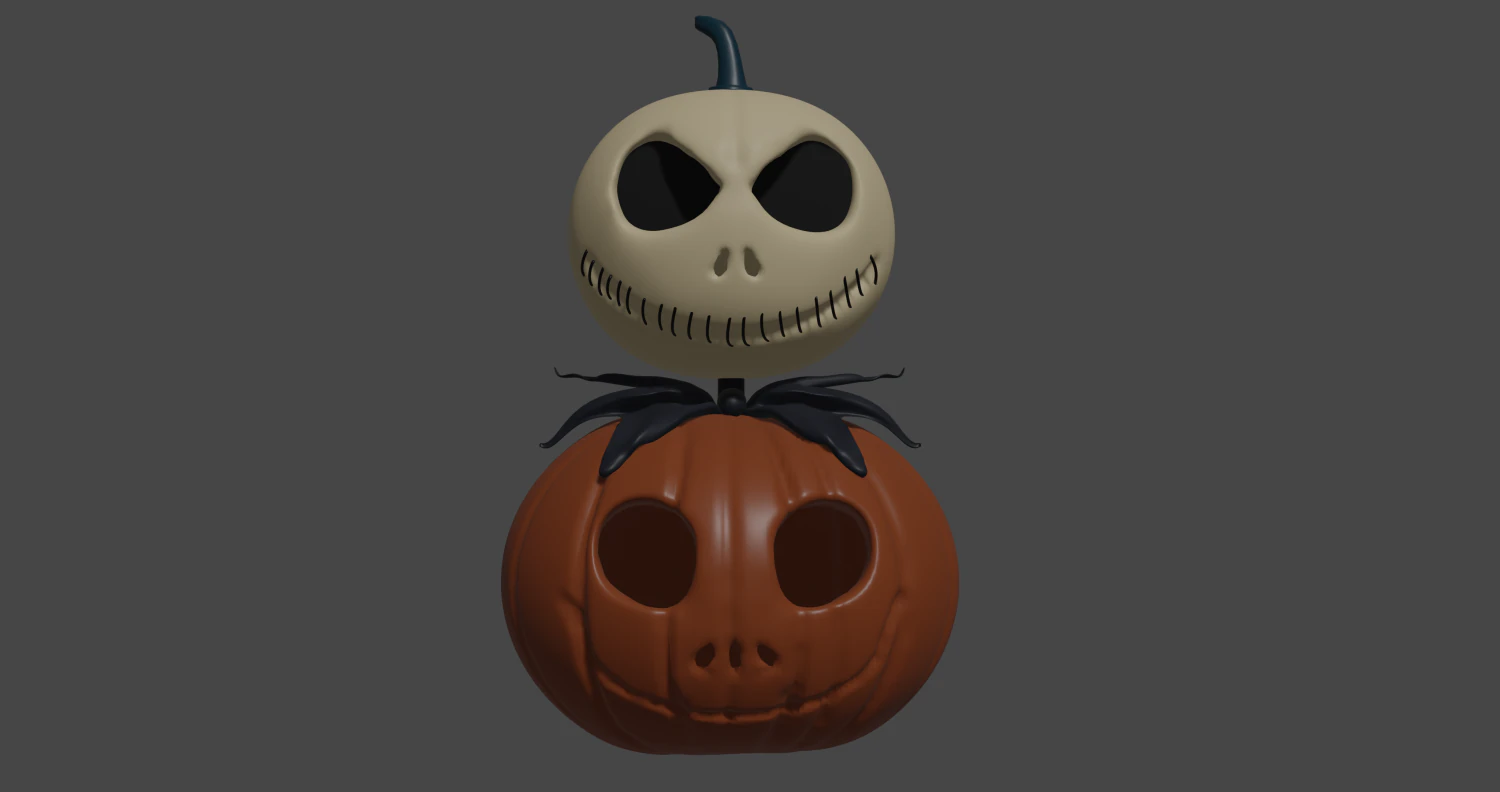 The pumpkin king 3D Print Model .c4d .max .obj .3ds .fbx .stl .blend 