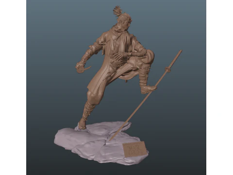 Sekiro Sekiro Shadows Die Twice V2 or three or 4 or a thousand 3D Print Model
