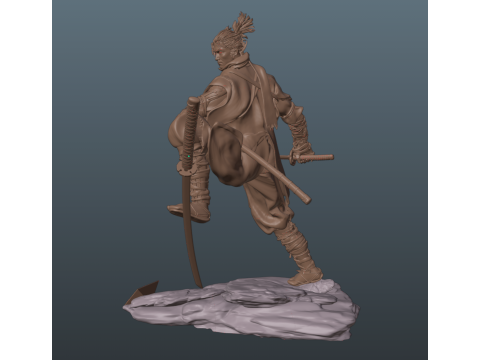Sekiro Sekiro Shadows Die Twice V2 or three or 4 or a thousand 3D प्रिंट मॉडल