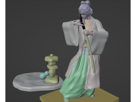Sekiro Emma the Gentle Blade V2 Modello di stampa 3D