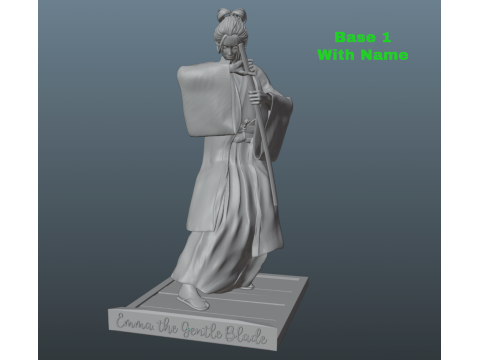 Sekiro Emma the Gentle Blade V2 Modello di stampa 3D