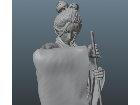 Sekiro Emma the Gentle Blade V2 Modello di stampa 3D