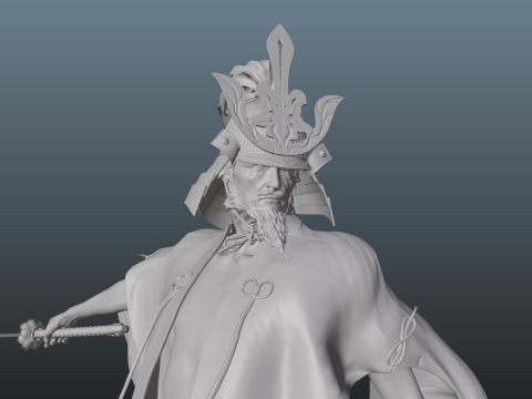 Sekiro Isshin the Sword Saint V3 Fully updated model 3D 打印模型