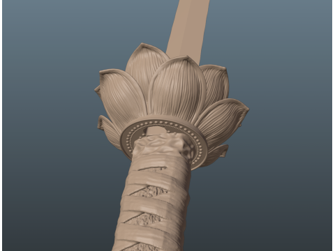 Sekiro Isshin the Sword Saint V3 Fully updated model 3D 打印模型