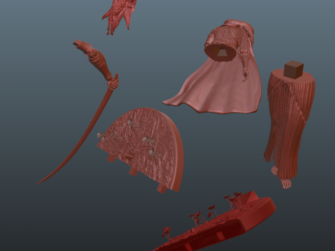 Elden Ring Malenia Blade of Miquella V2 Remake With Bonus 3D 打印模型